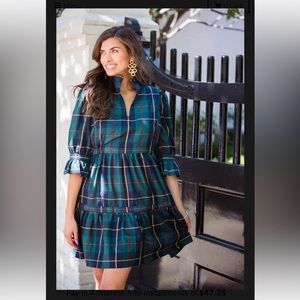 Gretchen Scott Plaid Teardrop Dress